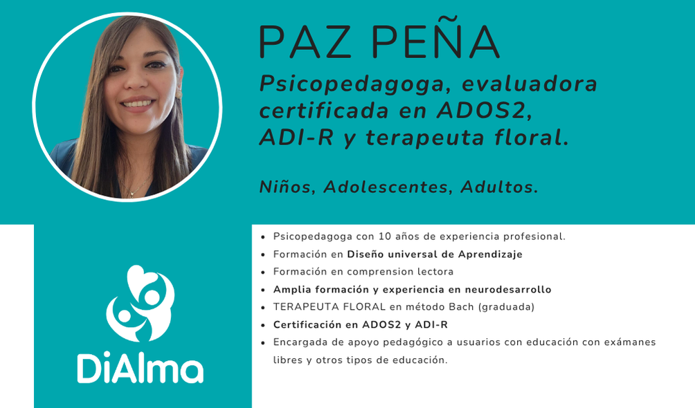 Ficha profesional de Paz Peña